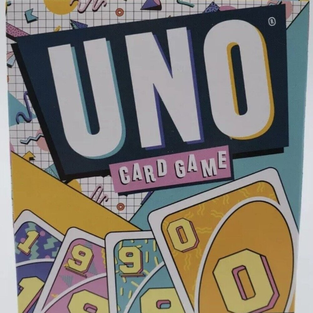 Mattel UNO Retro Classic Version Family Card Game #3 of 5 in Series - 19…